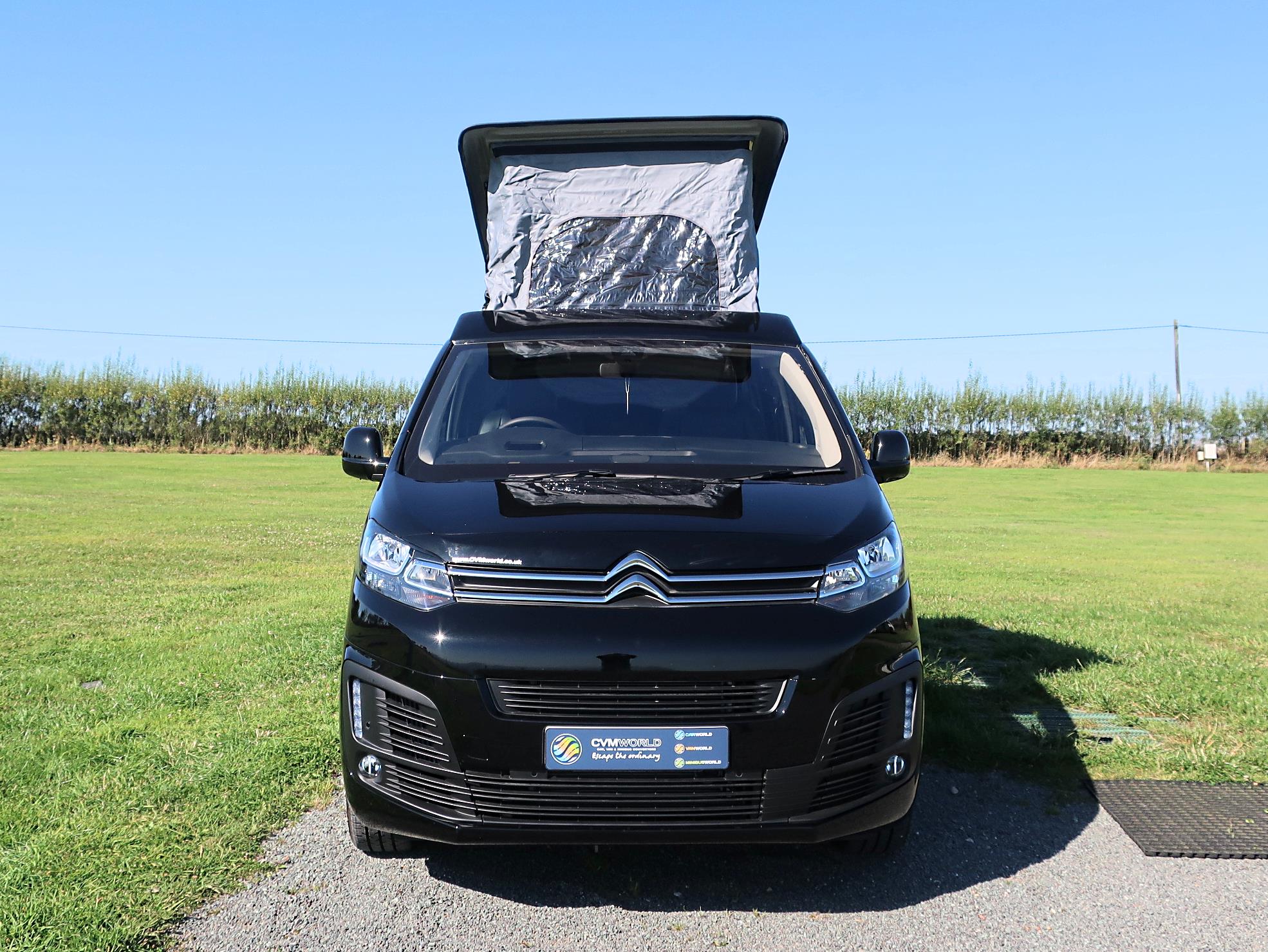 Brand New Citroen Dispatch XL 4 Berth 4 Travelling Campervan in Black For Sale with Black Pop Top Roof Rock and Roll Bed and Solar Panel - Pop Top Roof 4