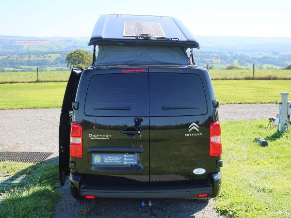 Brand New Citroen Dispatch XL 4 Berth 4 Travelling Campervan in Black For Sale with Black Pop Top Roof Rock and Roll Bed and Solar Panel - Pop Top Roof 5