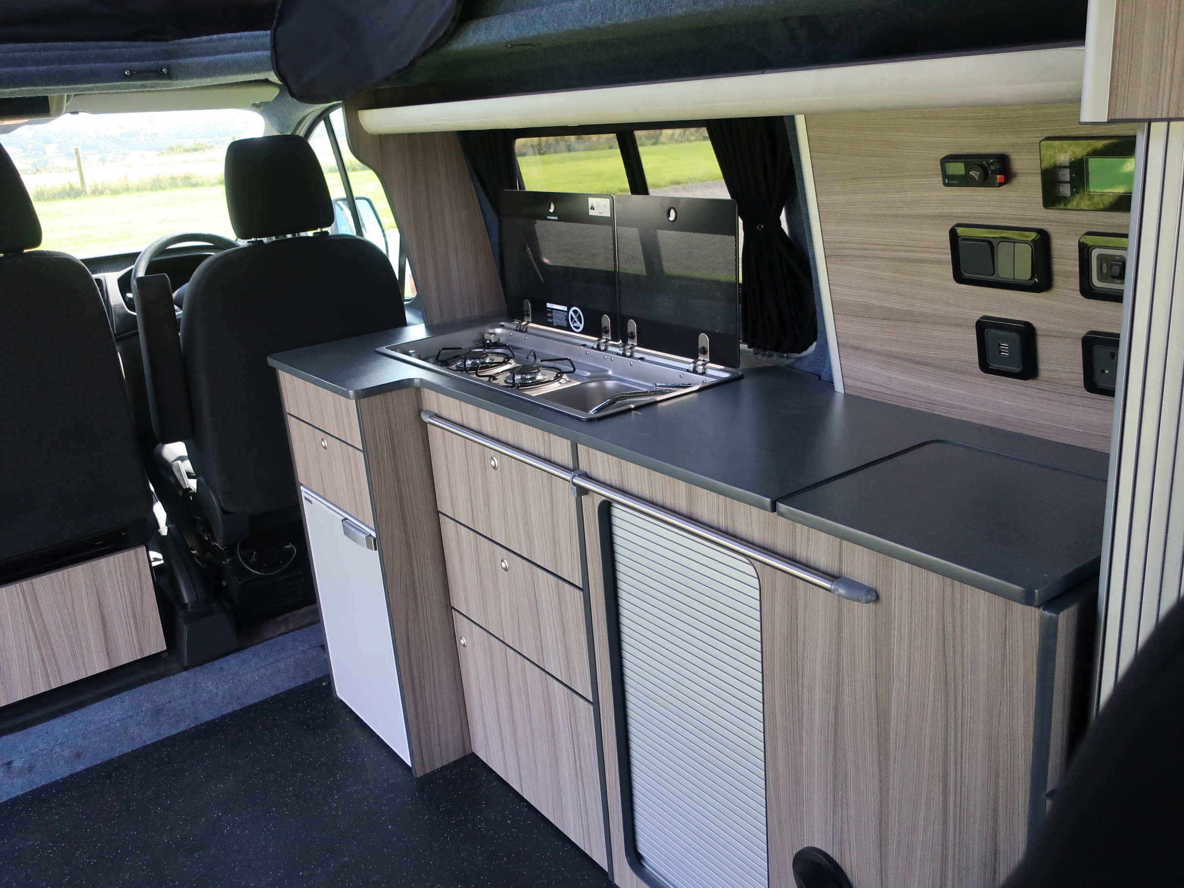 Ford-Transit-Custom-Campervan-Internal-Kitchen
